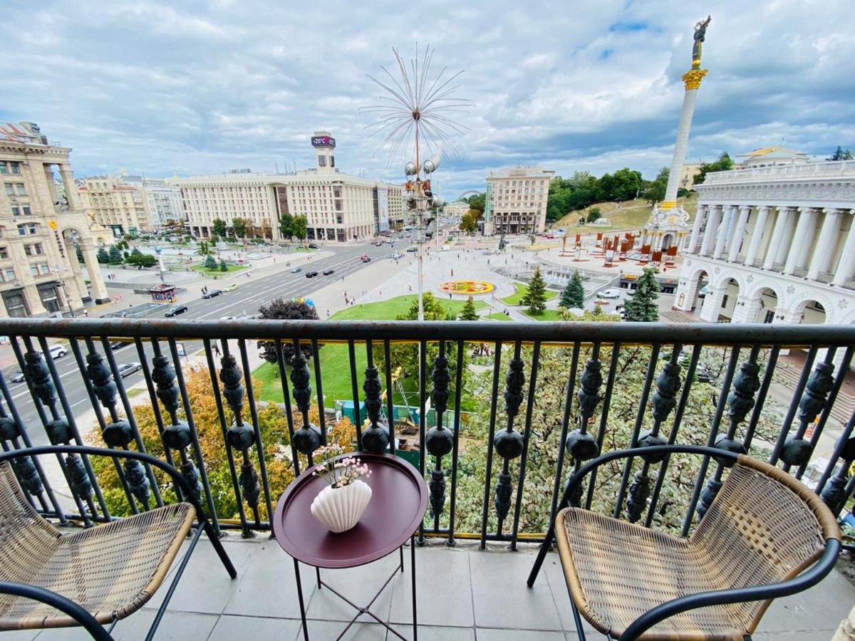 شقة Amazing View Of Independence Square كييف المظهر الخارجي الصورة