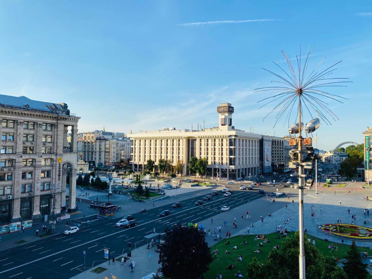 شقة Amazing View Of Independence Square كييف المظهر الخارجي الصورة