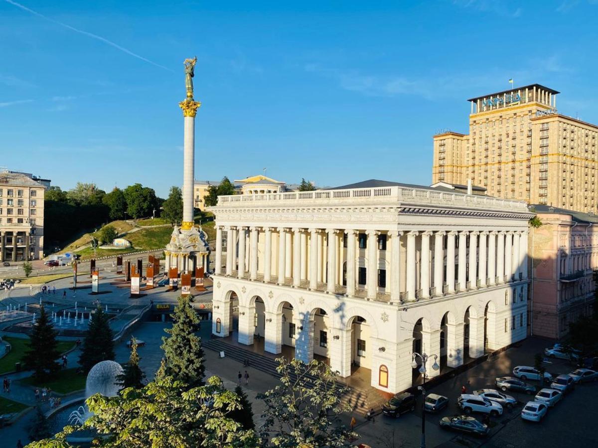 شقة Amazing View Of Independence Square كييف المظهر الخارجي الصورة